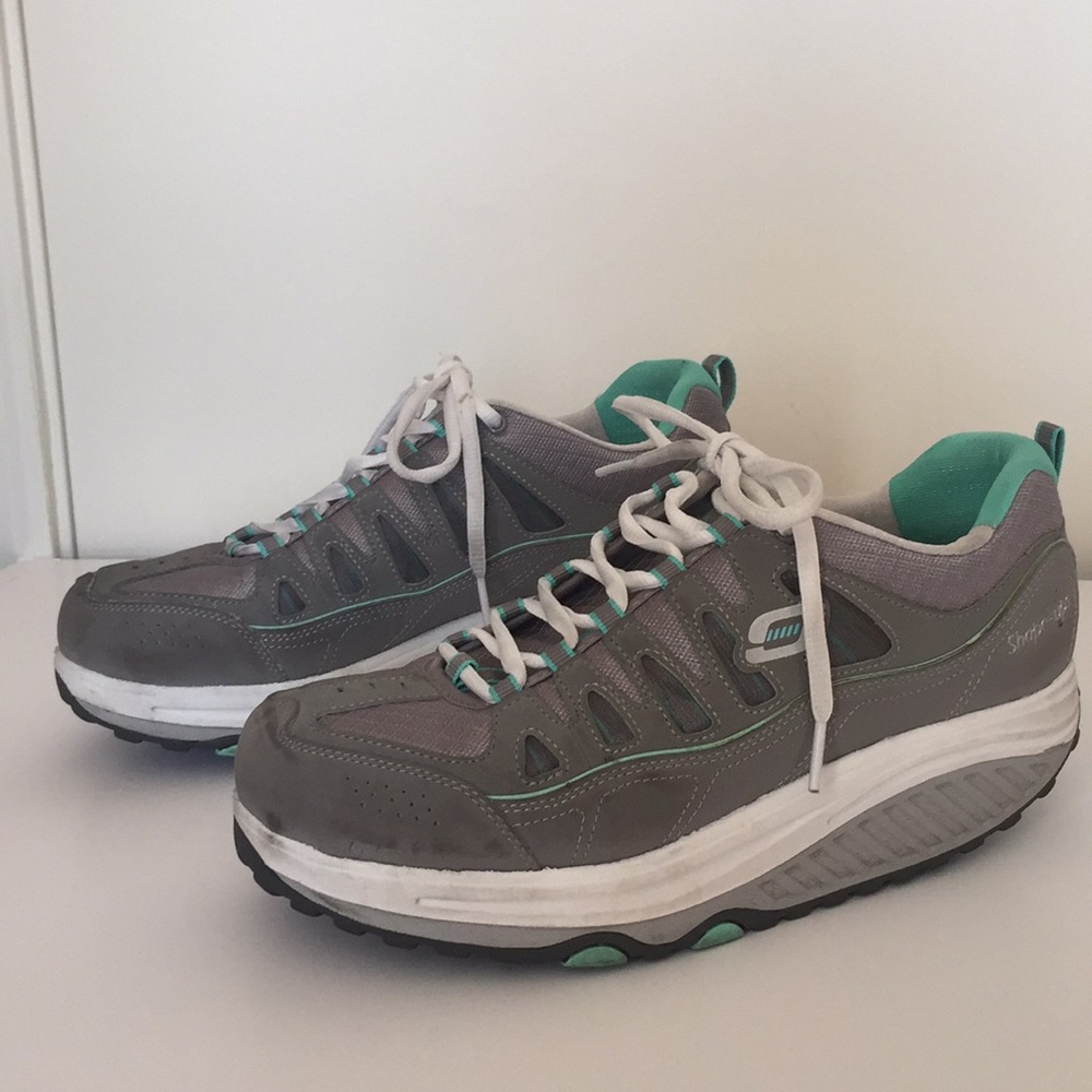 Skechers Shape-Ups Grey 8.5 Air-Cooled Memory Foam